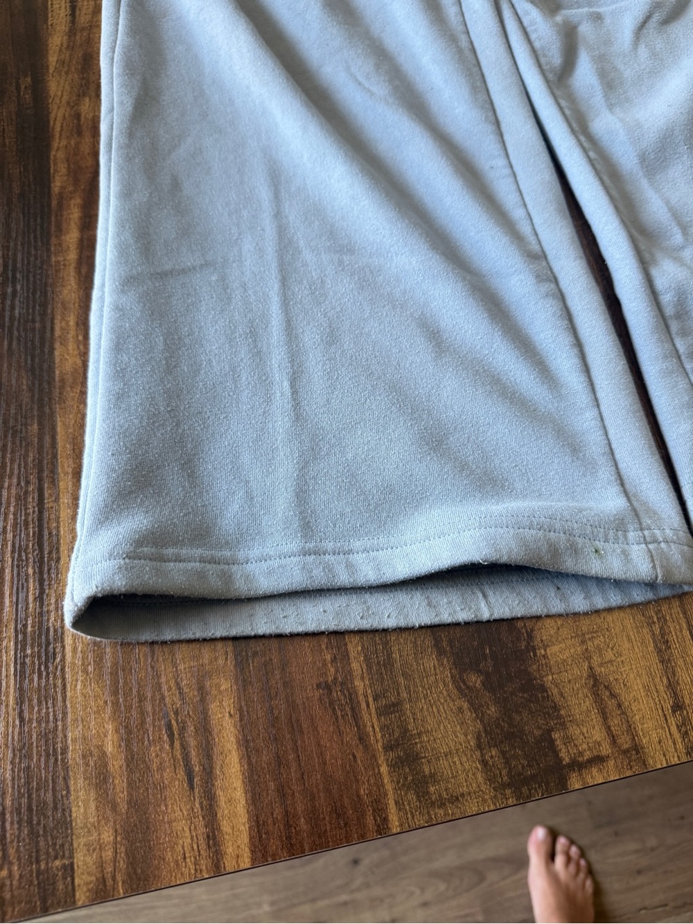Women's Wide-Leg Drawstring Sweats in Light Blue - Picture 2 of 8